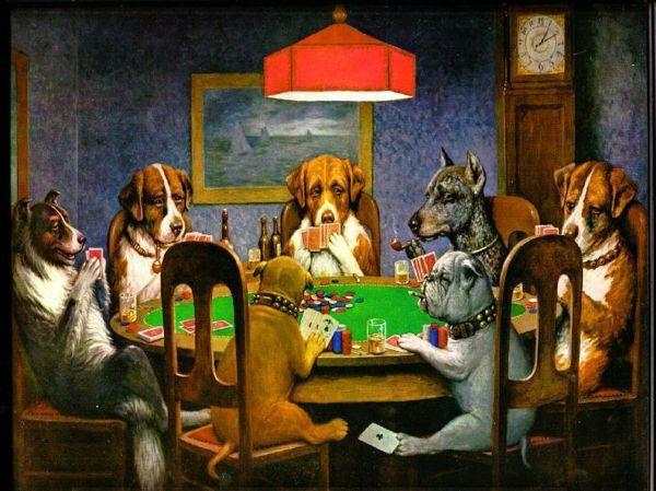 3 sfinți prinși când jucau poker