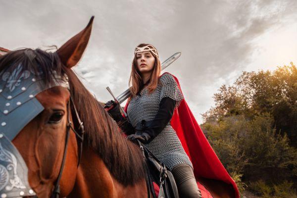 Un cavaler decide să plece în cruciadă