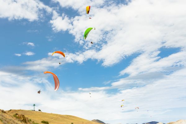 Bulă participă la un concurs de parașutiști şi are mari probleme