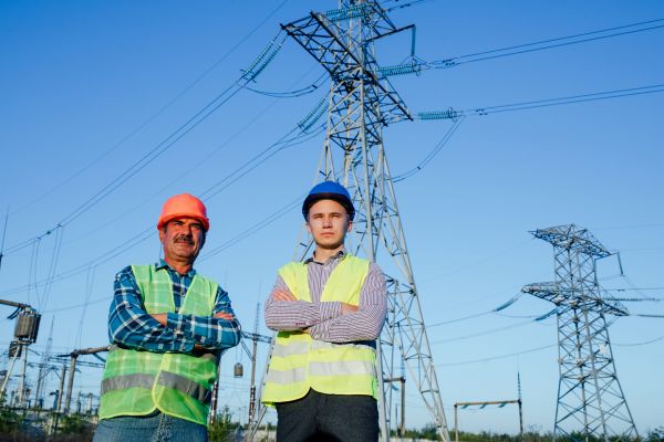 Un electrician: – Bă, vezi că sunt două cabluri jos acolo, le vezi?