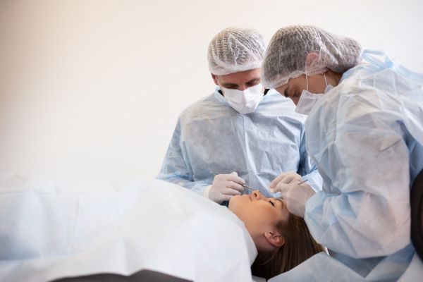 O tipă de 35 de ani se operează: -Domnule, câți ani crezi că am?