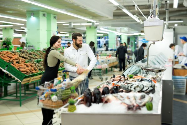 Bulă la supermarket