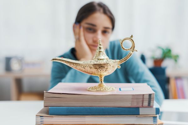 Un duh din lampă către o tipă:- Deci, care e dorința ta?