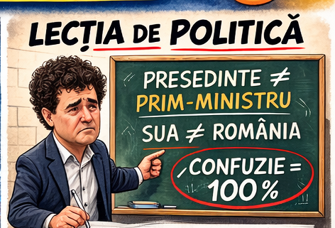 Președinte ≠ Prim-ministru. SUA ≠ România. Confuzie = 100%